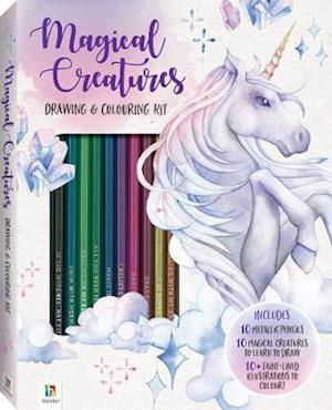 Cover for Hinkler Pty Ltd · Magical Creatures Drawing and Colouring Kit (Buch) (2019)