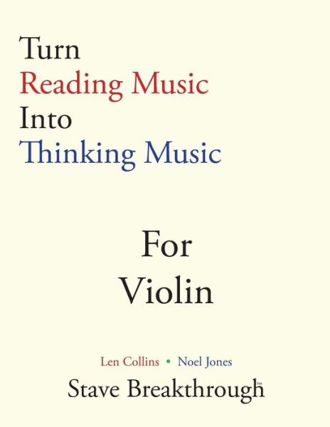 Turn Reading Music into Thinking Music for Violin - Len Collins - Książki - Createspace - 9781516807109 - 2 sierpnia 2015