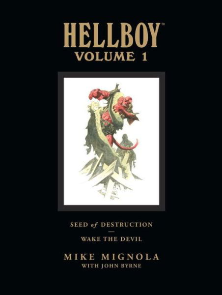 Cover for Dark Horse · Hellboy Library Volume 1: Seed Of Destruction And Wake The Devil (Hardcover Book) [Library edition] (2008)