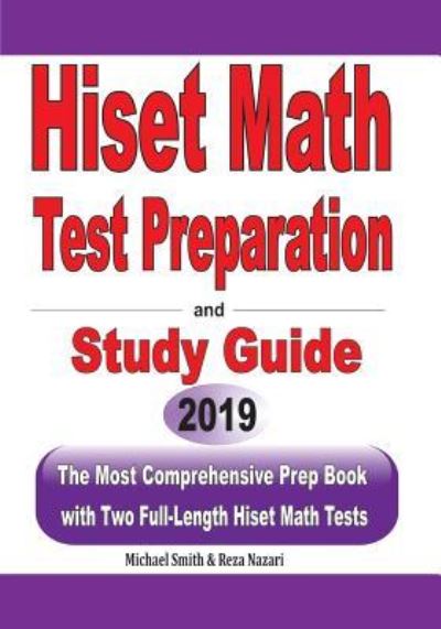 Cover for Michael Smith · HiSET Math Test Preparation and study guide (Paperback Book) (2019)