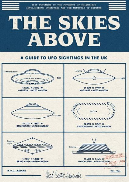 Cover for Andy McGrillen · The Skies Above: A Guide To UFO Sightings In The UK (Map) (2022)