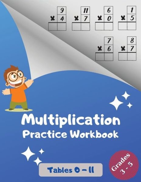 Cover for Danny Wolf · Multiplication Practice Workbook, Tables 0-11, Grades 3-5 (Paperback Book) (2022)