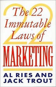 Cover for Al Ries · The 22 Immutable Laws Of Marketing (Paperback Bog) [Main edition] (1994)
