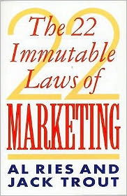 Cover for Al Ries · The 22 Immutable Laws Of Marketing (Taschenbuch) [Main edition] (1994)