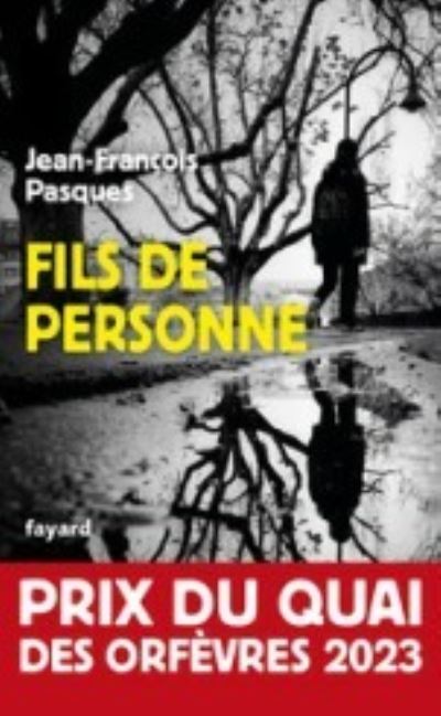 Cover for Jean-Francois Pasques · Fils de personne (Taschenbuch) (2022)