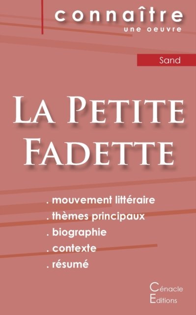 Cover for George Sand · Fiche de lecture La Petite Fadette de George Sand (Analyse litteraire de reference et resume complet) (Taschenbuch) (2022)