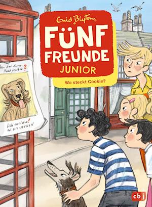 Cover for Enid Blyton · Fünf Freunde JUNIOR – Wo steckt Cookie? (Buch) (2024)