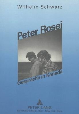 Cover for Schwarz · Peter Rosei: Gespraeche in Kanada (Paperback Book) (1992)