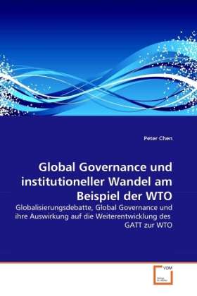 Cover for Chen · Global Governance und institutione (Bok)