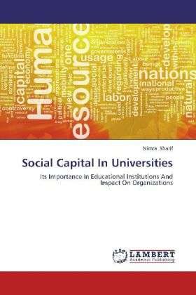 Cover for Sharif · Social Capital In Universities (Bog)