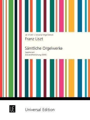 Cover for Liszt · Sämtliche Orgelwerke, Suppl. (Book)
