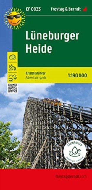 Cover for Luneburg Heath, adventure guide 1:190,000, freytag &amp; berndt, EF 0033 (Map) (2024)