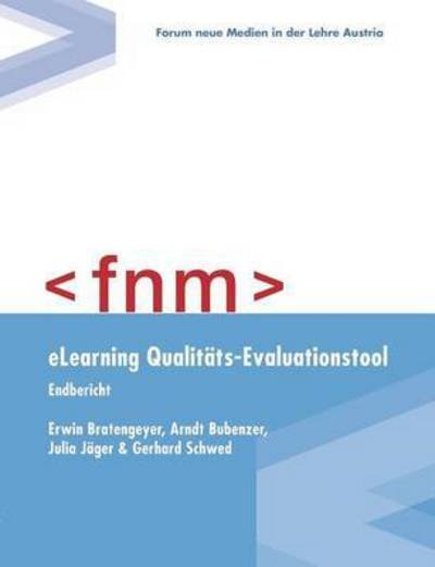 Cover for Erwin Bratengeyer · Elearning Qualitats-evaluationstool (Pocketbok) (2015)