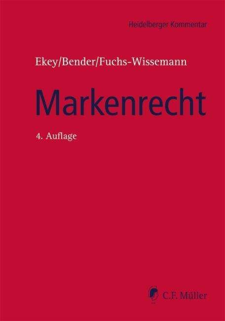 Cover for Bender · Markenrecht (Book)