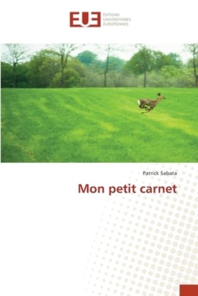 Cover for Patrick Sabata · Mon petit carnet (Paperback Book) (2021)