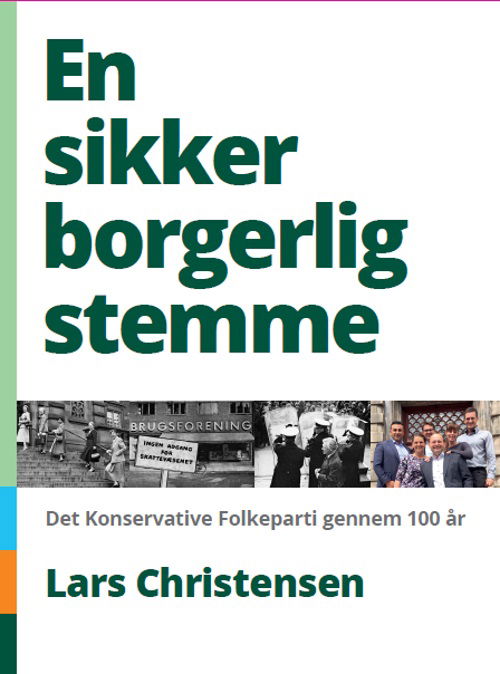 Cover for Lars Christensen · En sikker borgerlig stemme (Bog) [1. udgave] (2016)
