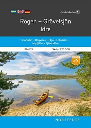 Cover for Norstedts · Outdoorkartan: Rogen - Grövelsjön - Idre (Hardcover Book) (2015)