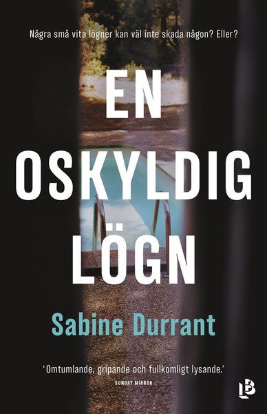 Cover for Sabine Durrant · En oskyldig lögn (Bound Book) (2018)