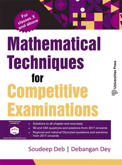Cover for Soudeep Deb · Mathematical Techniques for Competitive Examinations (Paperback Book) (2023)