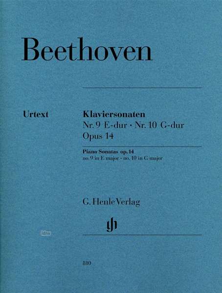 Klavierson.op.14,1-2,Kl.HN810 - Beethoven - Bøger - SCHOTT & CO - 9790201808109 - 6. april 2018