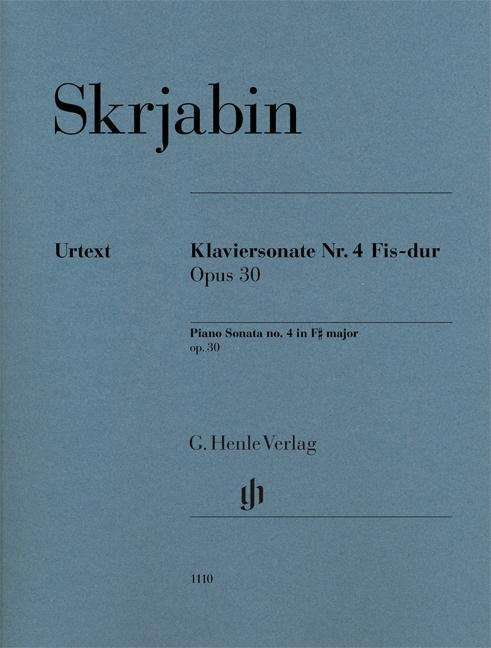 Cover for Skrjabin · Klaviersonate Nr. 4 Fis-dur op (Bog) (2018)