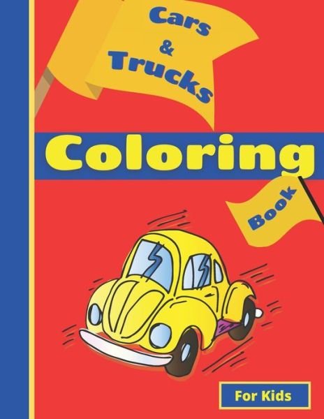 Cover for Ptetty Dorte · Trucks and Cars Coloring Book (Paperback Book) (2021)