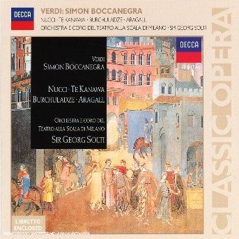 Cover for Giuseppe Verdi · Simon Boccanegra (Solti, La Scala Orchestra, Te Kanawa) (CD) (2005)