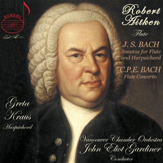 Cover for Bach,j.s. / Aitken / Vancouver Chamber Orch · Sonatas for Flute &amp; Harpsichord (CD) (2013)