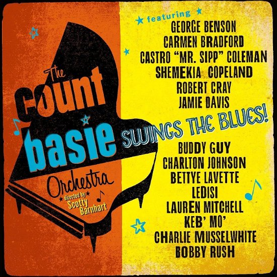 Cover for Count Basie Orchestra · Basie Swings the Blues (LP) [Coloured edition] (2023)