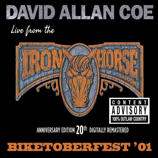 Cover for David Allan Coe · Biketoberfest '01: Live from the Iron Horse Saloon (20th Anniversary Edition L (LP) (2021)