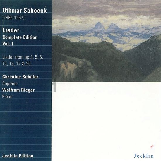 Cover for O. Schoeck · Lieder:complete Edition Vol.1 (CD) (2009)