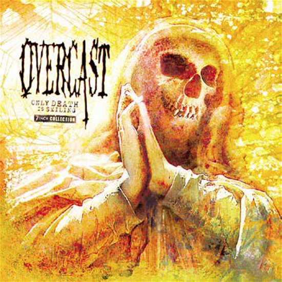 Cover for Overcast · Only Death is Smiling (Red W/black Splatter) (LP) (2021)