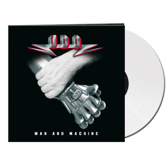 Cover for U.d.o. · Man &amp; Machine - White (LP) [White Vinyl edition] (2023)