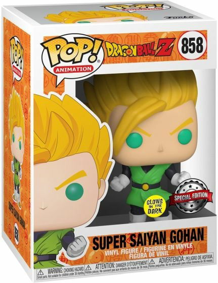 Cover for Dragon Ball Z: Funko Pop! Animation · Super Saiyan Gohan (Vinyl Figure 858) (MERCH)