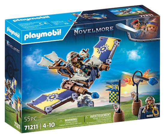 Cover for Playmobil · Playmobil Novelmore Dario\'s zweefvliegtuig - 71211 (Leketøy)
