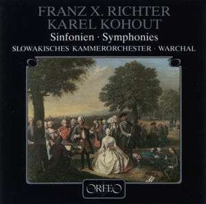 Cover for Richter; Kohout · Sinfonien (LP) (1988)