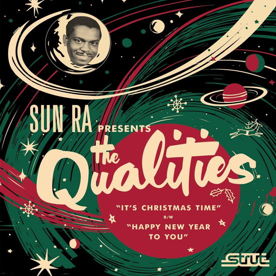 Cover for Qualities &amp; Sun Ra · Its Christmas Time (LP) (2024)