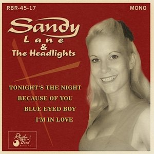 Cover for Sandy &amp; The Headlights Lane · Tonight's The Night (LP) [Limited edition] (2016)