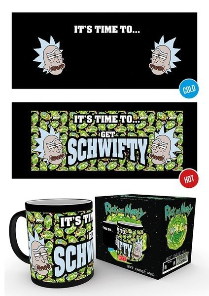 Zaubertasse Rick and Morty - Get Schwifty - Rick and Morty - Merchandise - GB EYE - 5028486388110 - 7. februar 2019