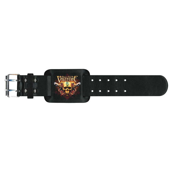 Bullet For My Valentine Leather Wrist Strap: Two Pistols - Bullet For My Valentine - Marchandise -  - 5055339745110 - 