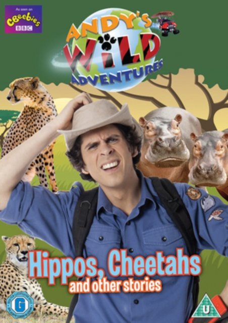 Cover for Andys Wild Adventures  Hippos · Andys Wild Adventures - Hippos Cheetahs And Other Stories (DVD) (2017)