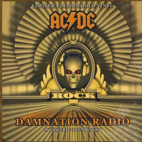 Cover for AC/DC · AC/DC - Damnation Radio: New Limited Edition Gold Vinyl (LP) (2017)