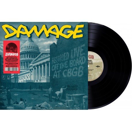 Cover for Damage · Recorded live off the board at CBGB (LP) [RSD 2024 edition] (2024)