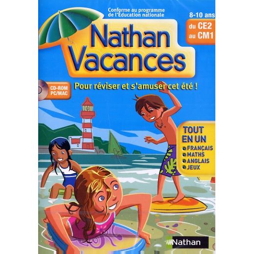 Cover for Nathan Vacances : 8 · Nathan Vacances : 8-10 Ans (pc / mac) (MERCH) (2019)