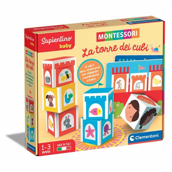 Cover for Clementoni: Sapientino Baby Educativo Made In Italy Montessori Baby La Torre Dei Cubi (Toys)
