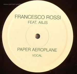 Cover for Francesco Rossi · Paper Aeroplane (12&quot;) (2010)