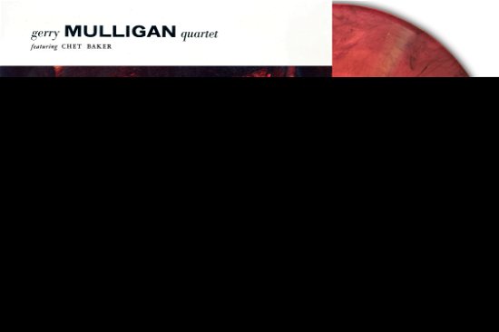 Cover for Gerry Mulligan Quartet · Gerry Mulligan Quartet (Feat. Chet Baker) (Transparent Red / Black Marble Vinyl) (LP) (2022)