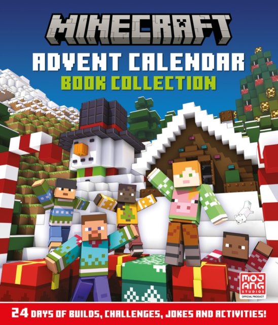 Cover for Mojang AB · Minecraft Advent Calendar: Book Collection: 24 Days of Builds, Challenges, Jokes and Activities! (Gebundenes Buch) (2024)