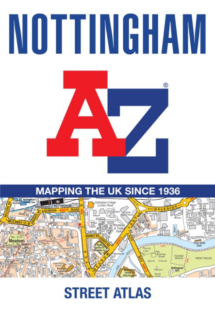 Cover for A-Z Maps · Nottingham A-Z Street Atlas (Paperback Book) [Tenth edition] (2026)