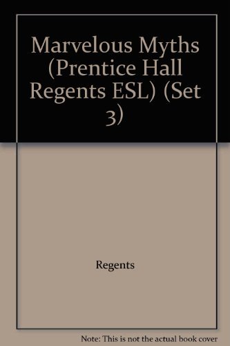 Cover for Regents · Marvelous Myths (Prentice Hall Regents Esl) (Set 3) (Taschenbuch) (1996)